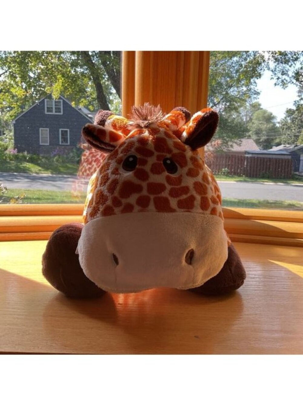 Vintage 2011 Stuffies Sky the Giraffe Big Snout Plush 21" Secret Pocket Pillow T